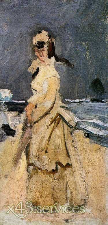 Claude Monet - Camille am Strand